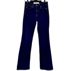 Gap 1969 Bootcut Mid Rise Dark Indigo Blue Stretch Jeans – 'Perfect Boot' Sz 26R